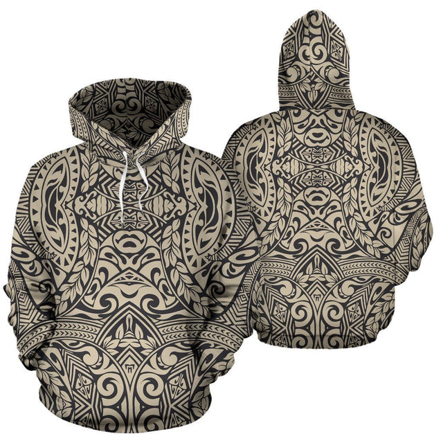 Polynesian Tribal Hoodie 17 - AH - J4-ALL OVER PRINT HOODIES (P)-Phaethon-Hoodie-S-Vibe Cosy™