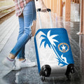 Northern Mariana Islands Coconut Tree Luggage Covers-LUGGAGE COVERS-LoveTheWorld-Luggage Covers - .-Small 18-22 in / 45-55 cm-Vibe Cosy™