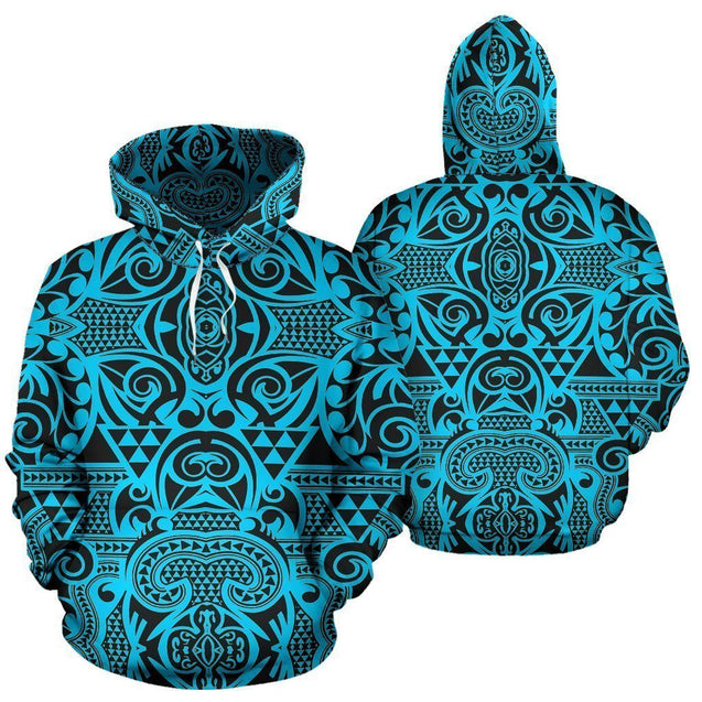 Polynesian Tribal Hoodie 19 - AH - J4-ALL OVER PRINT HOODIES (P)-Phaethon-Hoodie-S-Vibe Cosy™