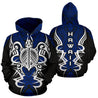 Hawaii Turtle Tribal Blue Hoodie - Armor Style - AH J9-ALL OVER PRINT HOODIES (P)-Phaethon-Hoodie-S-Vibe Cosy™