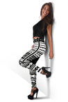 Hawaii Polynesian Leggings White - Fashion J1-LEGGINGS-Phaethon-Women's Leggings-S-Vibe Cosy™