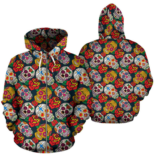 Tescietti - Felpa con Zip e cappuccio -Amaze Style™-Men's Zip-Up HoodieTescietti - Felpa con Zip e cappuccio -S-Vibe Cosy™