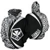 Kanaka Polynesian Tribal Hoodie - Circle Style White Color - AH J1-ALL OVER PRINT HOODIES (P)-Phaethon-Hoodie-S-Vibe Cosy™