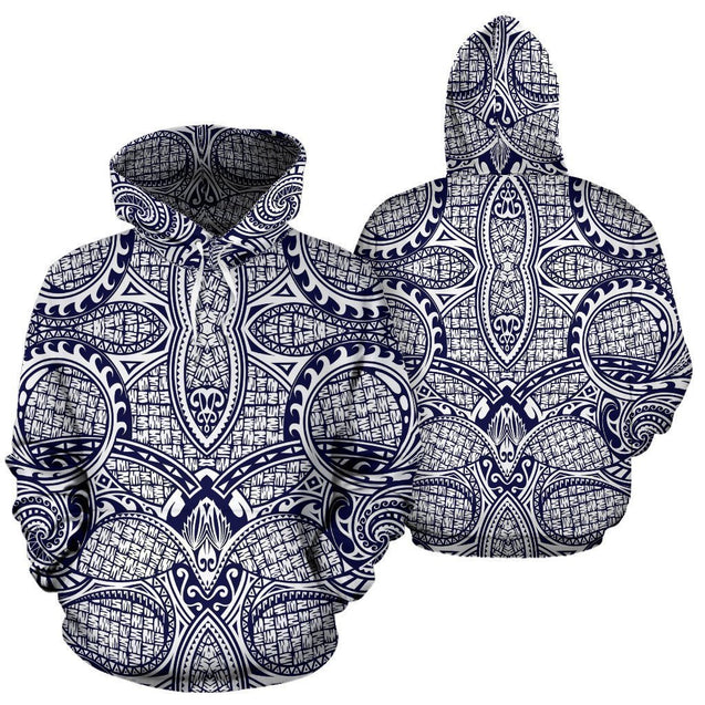 Polynesian Tribal Hoodie 04 - AH - J4-ALL OVER PRINT HOODIES (P)-Phaethon-Hoodie-S-Vibe Cosy™