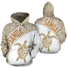 Samoa Hoodie Turtle Mermaid Polynesian White Gold-ALL OVER PRINT HOODIES (P)-Phaethon-Hoodie-S-Vibe Cosy™