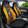 Tiki Fire Background Car Seat Covers - AH - TH3-CAR SEAT COVERS-Alohawaii-Car Seat Covers-Universal Fit-White-Vibe Cosy™