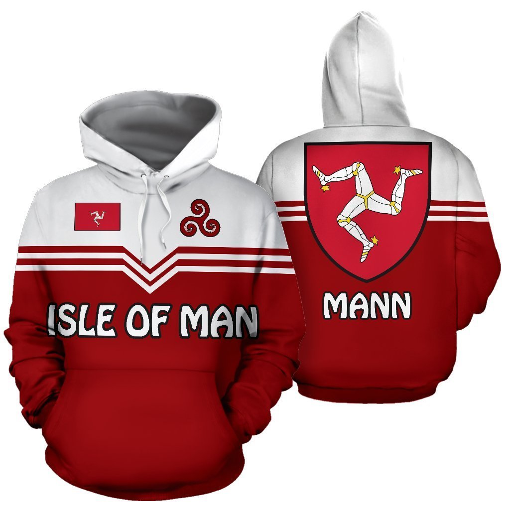 Celtic Nations - Mann Pullover Hoodie A01-Apparel-HD09-Hoodie-S-Vibe Cosy™