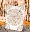 Mandala P1 (White) - Throw Blankets-Amaze Style™-Premium BlanketMandala P1 (White) - Throw Blankets-Youth (56 x 43 inches / 140 x 110 cm)-Vibe Cosy™