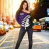 Lest We Forget - New Zealand Purple Off Shoulder Sweater K52-WOMENS OFF SHOULDER SWEATERS-HD09-Women's Off Shoulder Sweater - .-2XS-Vibe Cosy™
