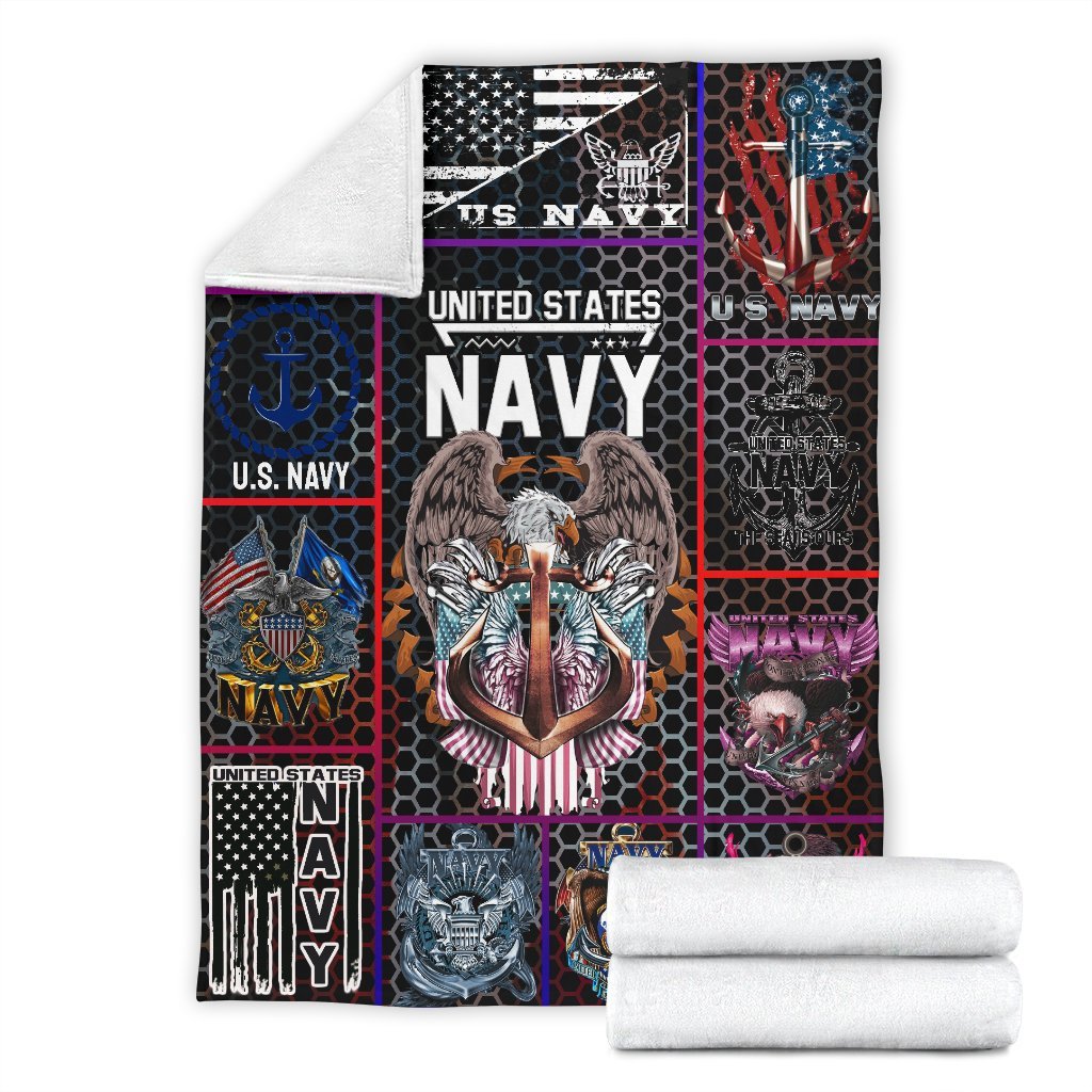 US Navy 3D All Over Printed Blanket