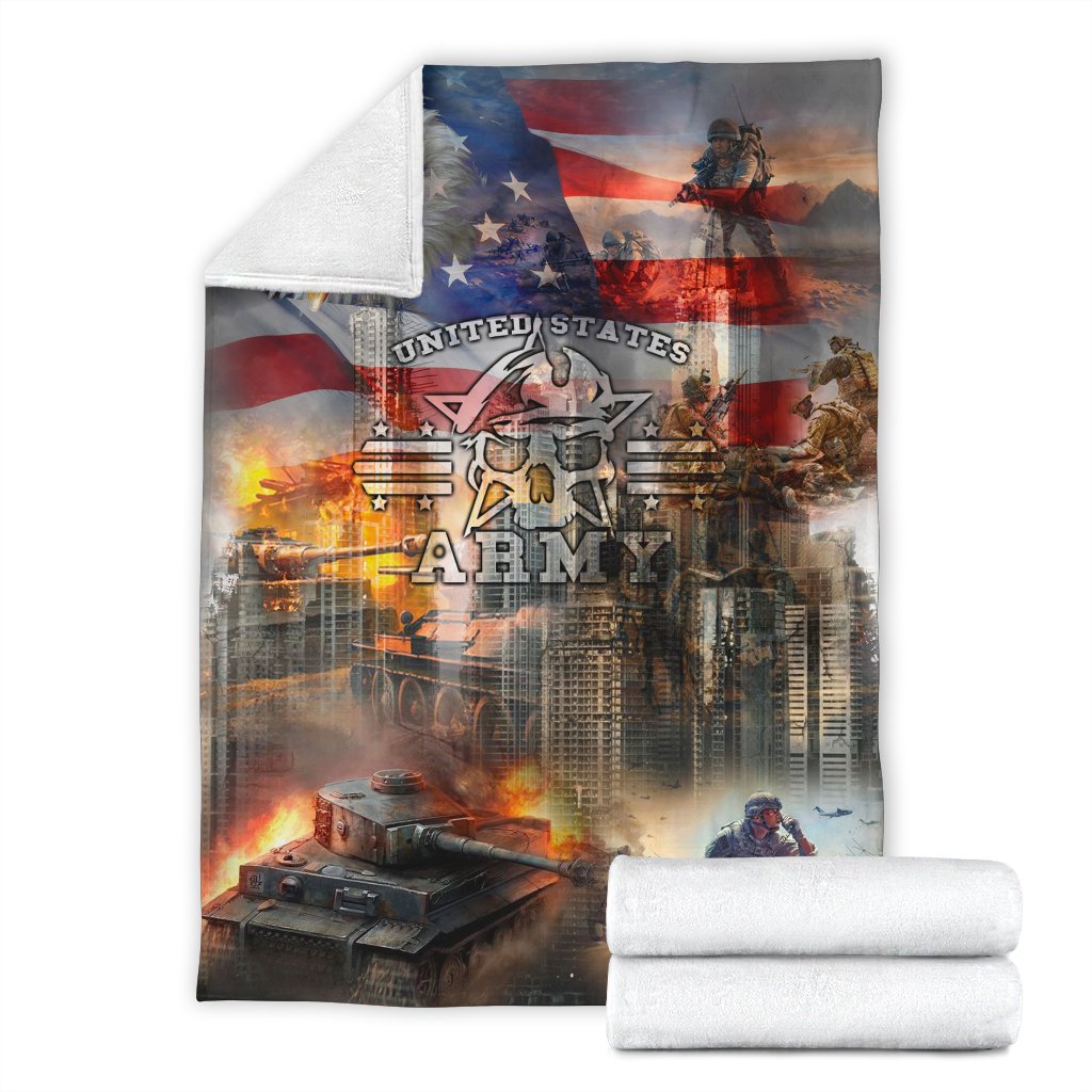 US Army 3D All Over Printed Blanket