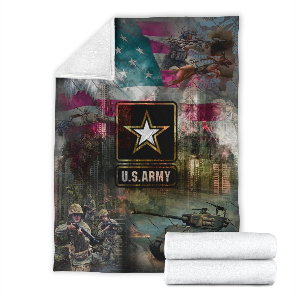 US Army 3D All Over Printed Blanket