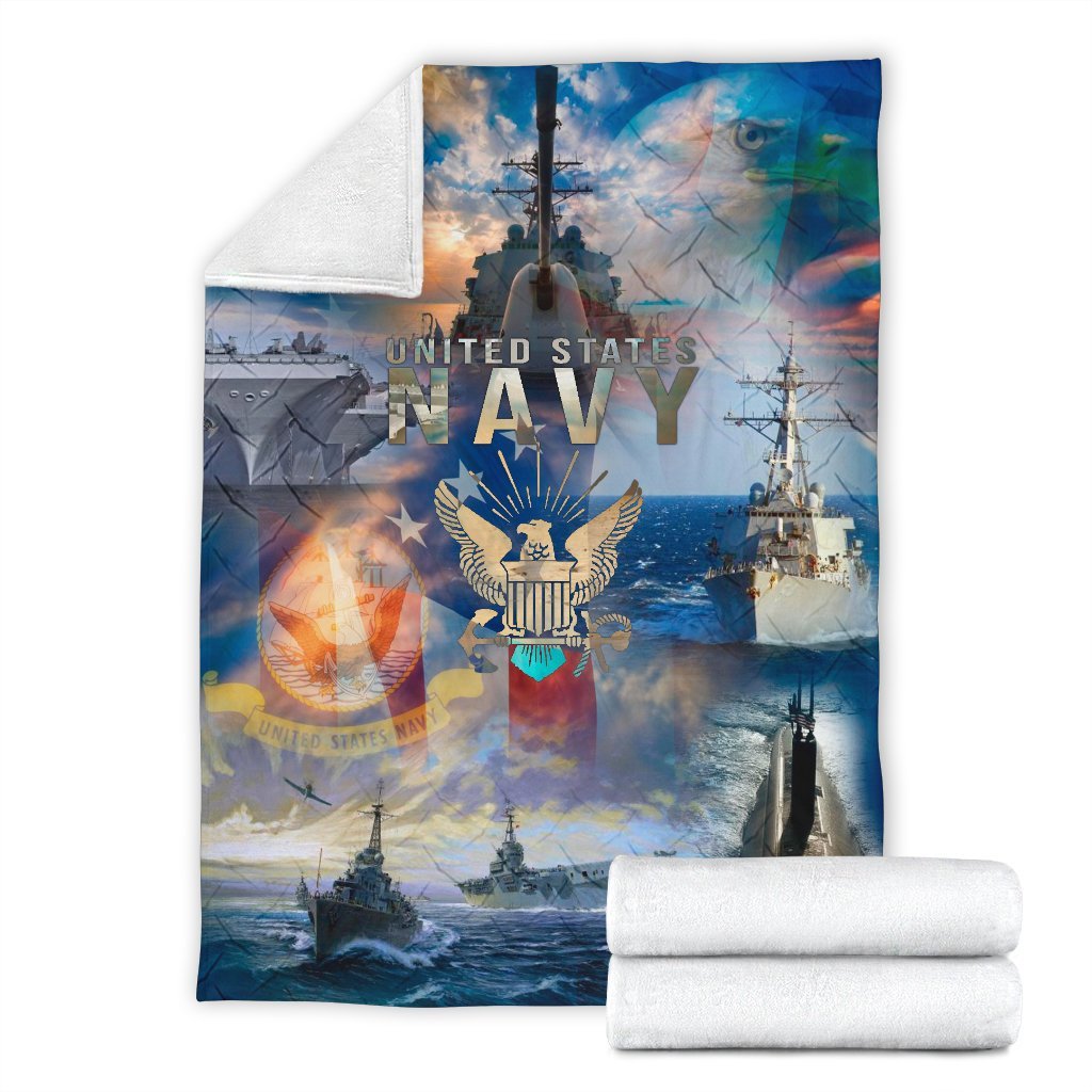US Navy 3D All Over Printed Blanket