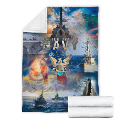 US Navy 3D All Over Printed Blanket
