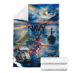 US Navy 3D All Over Printed Blanket