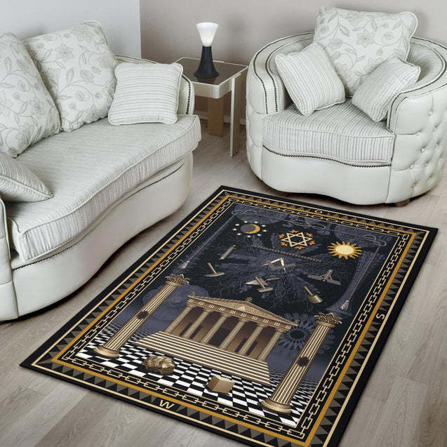 3D All Over Printed Freemason RUG 02032107.CXT