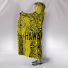 Hawaii Polynesian Hooded Blanket - Circle Style 04 J1-HOODED BLANKETS (P)-Phaethon-Hooded Blanket-Youth 60"x45"-Black-Vibe Cosy™