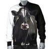 Men's Bomber Jacket - Dairy Cow-Apparel-HP Arts-S-Vibe Cosy™