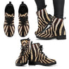 Zebra - Vegan Leather Boots-Amaze Style™-Women's Leather Boots - Zebra - Vegan Leather Boots-US5 (EU35)-Vibe Cosy™