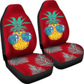 Pineapple Car Seat Covers 02 - AH-CAR SEAT COVERS-Alohawaii-Car Seat Covers-Universal Fit-White-Vibe Cosy™
