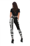 Hawaii Polynesian Leggings White - Fashion J1-LEGGINGS-Phaethon-Women's Leggings-S-Vibe Cosy™