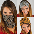 Animal Textures (Fish, Snake, Tiger) - Bandana 3 Pack-Amaze Style™-Animal Textures (Fish, Snake, Tiger) - Bandana 3 Pack-Vibe Cosy™