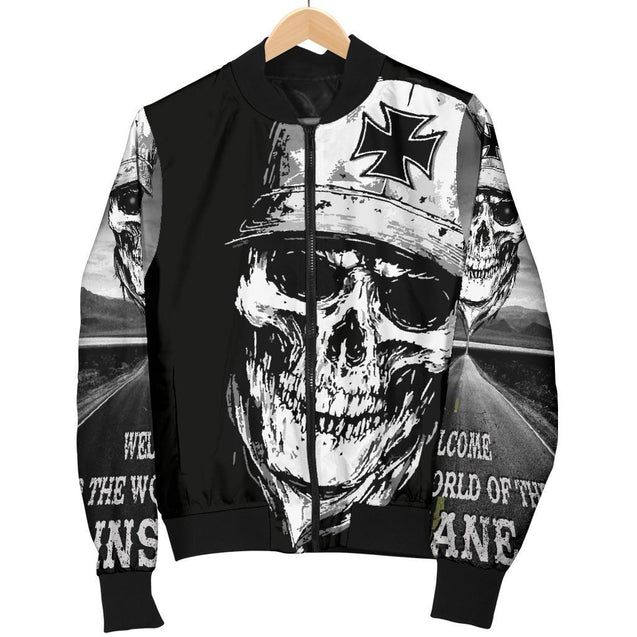 INSANOS Member Bomber Jacket-Amaze Style™-Men's Bomber Jacket - INSANOS Member Bomber Jacket-S-Vibe Cosy™