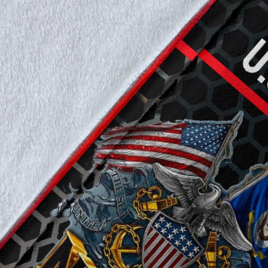 US Navy 3D All Over Printed Blanket