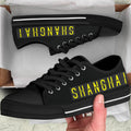 Airport Destinations SHANGHAI - Low Top Canvas Shoes-Amaze Style™-placeholder-placeholder-Vibe Cosy™