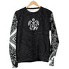 Guam Women's Sweater - Polynesian Turtle - BN09-SWEATERS-HP Arts-Guam-XS-Black-Vibe Cosy™