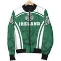 Ireland Women's Bomber Jaket - Sport Style-HD09-Men's Bomber Jacket-S-Vibe Cosy™