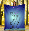 Gatti Innamorati - Coperta in Pile -Amaze Style™-Premium BlanketGatti Innamorati - Coperta in Pile -Youth (56 x 43 inches / 140 x 110 cm)-Vibe Cosy™