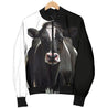 Men's Bomber Jacket - Dairy Cow-Apparel-HP Arts-S-Vibe Cosy™