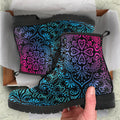 Bohemian Rainbow (Black) - Vegan Leather Boots-Amaze Style™-placeholder-placeholder-Vibe Cosy™