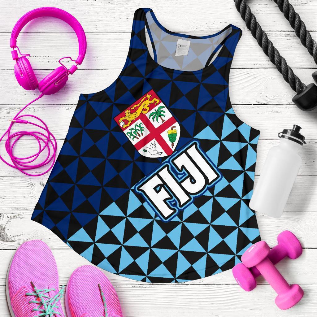 Fiji Polynesian Women's Tank Top Coat Of Arms-Women'S TANK TOPS-Khanh Arts-Women's Tank Top - Fiji-S-Vibe Cosy™