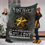 US Army 3D All Over Printed Blanket