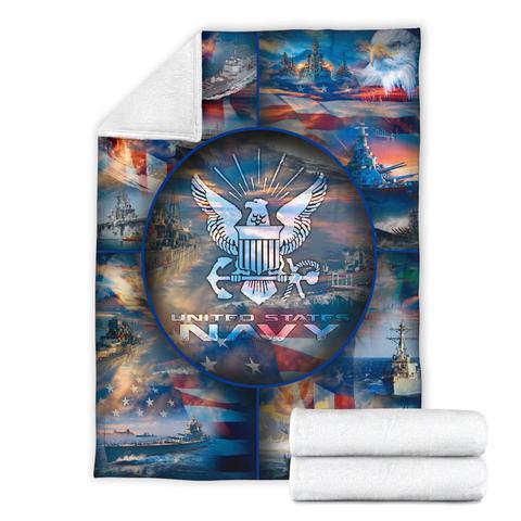 US Navy 3D All Over Printed Blanket