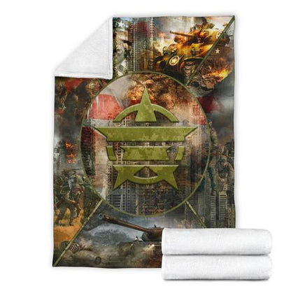 US Army 3D All Over Printed Blanket
