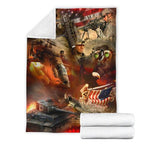 US Army 3D All Over Printed Blanket