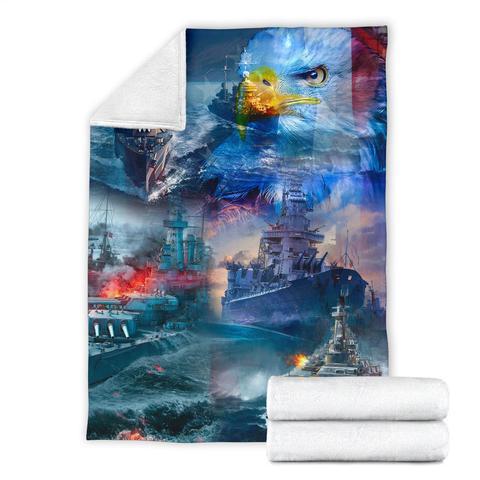 US Navy 3D All Over Printed Blanket