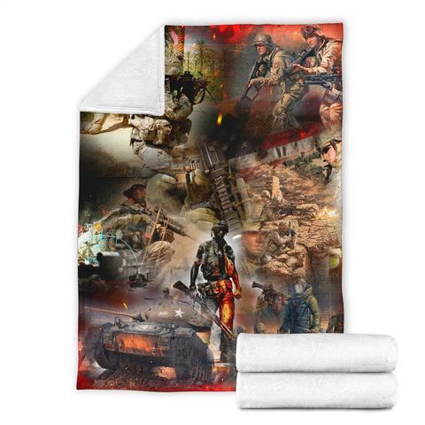 US Army 3D All Over Printed Blanket