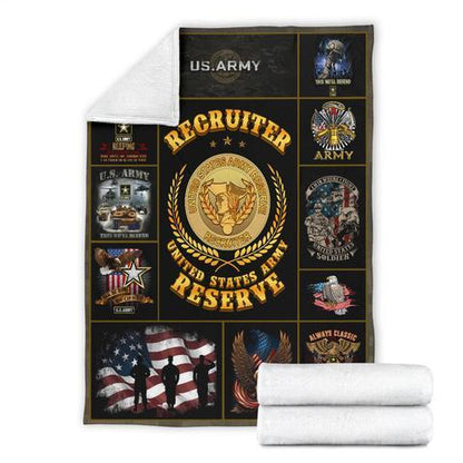 US Army 3D All Over Printed Blanket