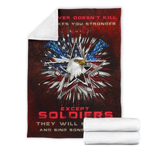 US Army 3D All Over Printed Blanket