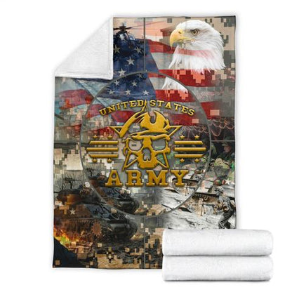 US Army 3D All Over Printed Blanket