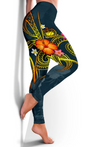 Polynesian Hawaii Personalized Name 3D Legging