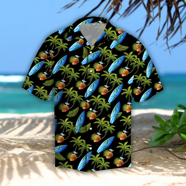 Coconut Island Hibiscus Tropical Hawaii Shirt - Amaze Style™-Apparel