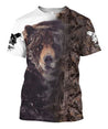 Bear Hunting 3D All Over Printed Shirts For Men