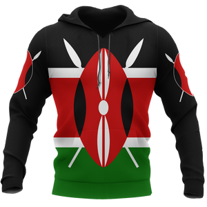 Kenya Map 3D All Over Printed Shirts for Men and Women TT0069-Apparel-TT-Hoodie-S-Vibe Cosy™