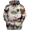 3D All Over Print Chicken Collector Shirt-Apparel-6teenth World-Hoodie-S-Vibe Cosy™