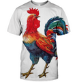 3D All Over Print Rooster Shirt-Apparel-6teenth World-T-Shirt-S-Vibe Cosy™